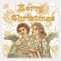 Christmas Angel Stickers to Seal your Envelopes