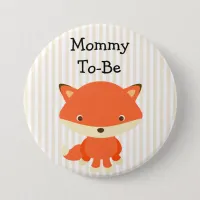 Mommy To Be Button Woodlands Theme