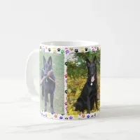 German Shepherd, Autumn and Toys & Paw Prints, ZKA Coffee Mug