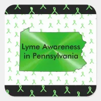 Lyme Disease Awareness in Pennsylvania Stickers