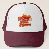 Chicken Motto Wings before Flings Trucker Hat