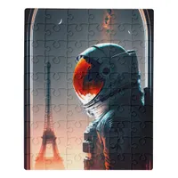 An astronaut in Paris  Jigsaw Puzzle