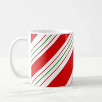 Christmas Candy Cane Stripes ID259 Coffee Mug