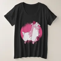 Llama Bride Plus Size T-Shirt