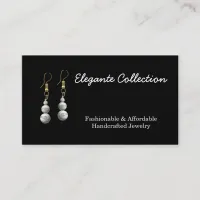 elegant handcrafted Jewelry maker Business Cards