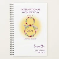 International Womens Day March 8 Inspire Inclusion Notebook