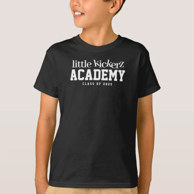 Cute Playful Child Soccer Academy Class of 20XX T-Shirt