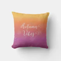 Autumn Leaves Color Blend Throw Pillow