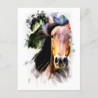 *~* Artsy Horse AR22 Artistic  Painting Equine Postcard