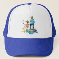 Father Son Fishing Memories   Trucker Hat