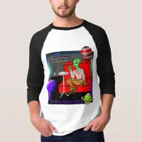 1970's Retro Extraterrestrial in Disco Lounge T-Shirt