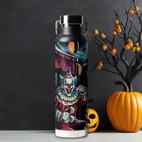 Zombie, Clown, Vamp and Haunted Doll Halloween Water Bottle