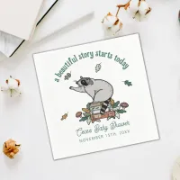 Woodland Storybook Beautiful Story Baby Shower Napkins