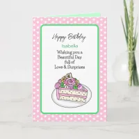 Personalized Birthday Card for Her