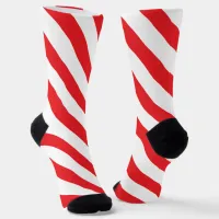 Barbershop Red and White Diagonal Stripe Gifts