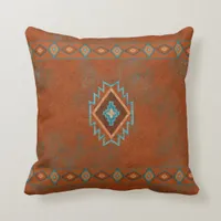 Southwest Canyons Diamond Throw Pillow