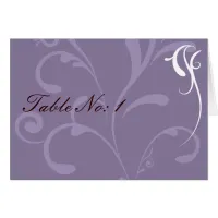 Purple Elegant Wedding Cards