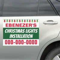 18” x 24” Christmas Lights Installation Car Magnet