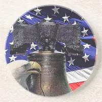 American Bald Eagle, Bell and Flag Coaster