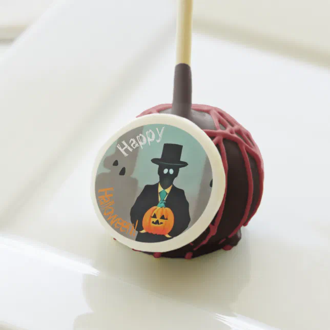Stylish Halloween Monster Paper Sachets with Cake Pops