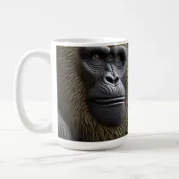 Bigfoot Face Closeup | Gorilla, Skunk Ape Coffee Mug