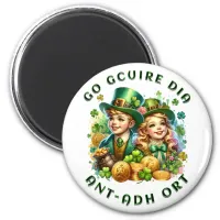 St Patrick's Day | Go gcuire Dia an t-ádh ort Magnet