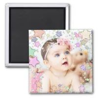 Starry Baby Photo Magnet