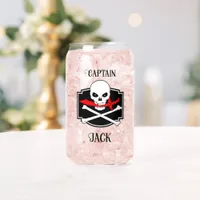 Personalized Jolly Roger (Cutlass)  Can Glass