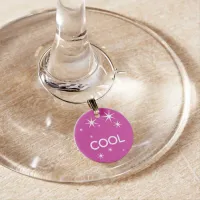 In the Mood Cool Wine Glass Charm