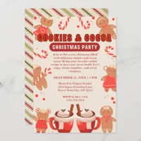 Cookies & Coca Christmas Party Invitation