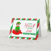 Have Yourself a Merry Little Christmas Personalize Card