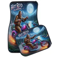 Flaming Beast's Wild Night Ride Car Floor Mat