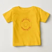 Editable Made in Ohio Stamp of Approval Baby T-Shirt