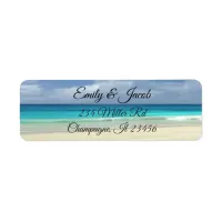 Ocean Beach Waves Return Address Labels