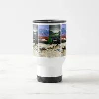 Fairbanks, Alaska Collage Travel Mug