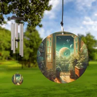 Out of this World - Room with a planetary View Wind Chime