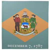 State of Delaware Flag Cloth Napkin