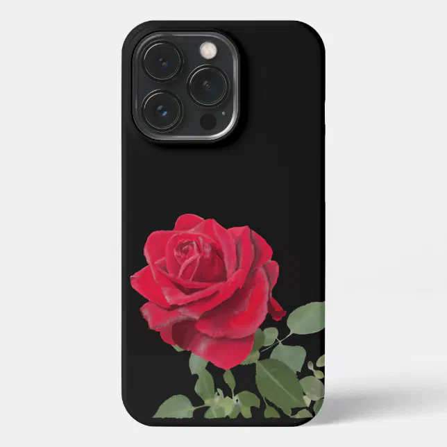 Red Rose - Hand painted iPhone Case