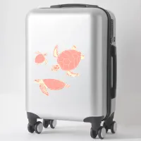 Coral Pink Turtles Sticker