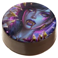 Vampire with Gold Fangs Halloween Party Chocolate Covered Oreo