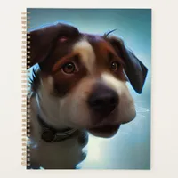 Puppy Running In Space Planner