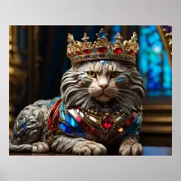 *~*  Jeweled King CAT 5:4 AP68 Regal Royalty Poster