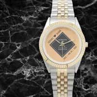 Elegant 5th Wood Wedding Anniversary Celebration Watch