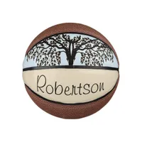 Basketball - Weeping Tree Branches and Name