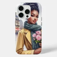 Modern Woman Illustration iPhone 15 Pro Case