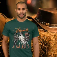 Western Vintage Howdy Ghouls Halloween  T-Shirt