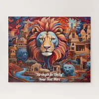 Afrofuturism :Vibrant African Beauty & Heritage Jigsaw Puzzle