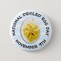 National Deviled Egg Day Food Holiday Button