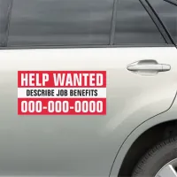 10” x 20” Help Wanted Car Magnet