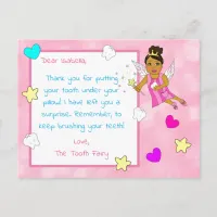 Add your Child's Name to this Tooth fairy Card